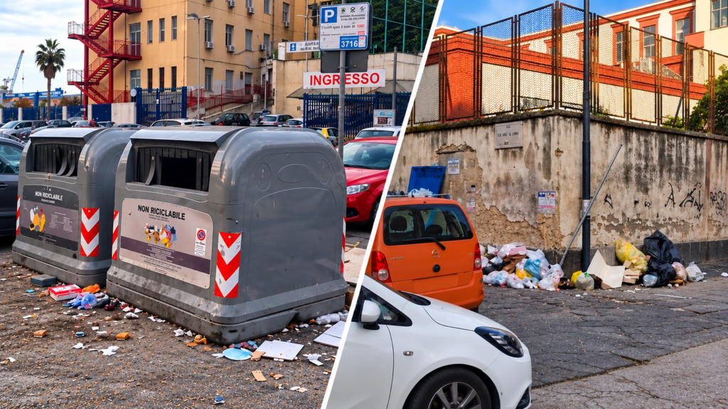 Loreto Mare sommerso dai rifiuti, Petroli denuncia le campane vuote e la strada piena